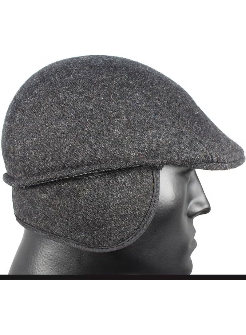 Varetta Men's Cap Cashmere Smoked Winter Ear Hat - Image 3