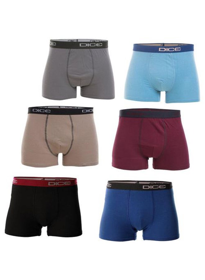Dice Set Of (6) Boxers - Comfortable Cotton Underwear for Men and Boys