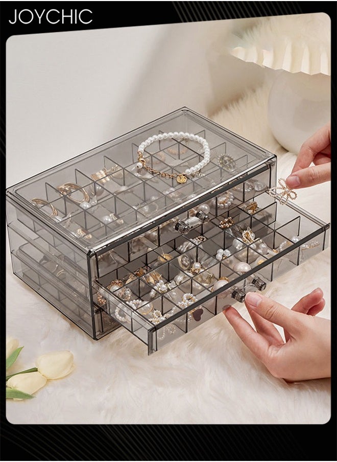Joychic Multi-functional Jewelry Storage Boxes And Organizers for Women Girls Velvet Flannelette Earrings Rings Necklace Bracelets Jewelry Tray Storage Case  - Image 1