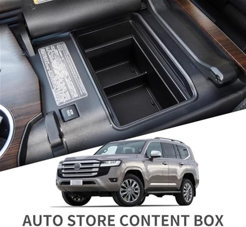 DEMULAX Car Center Console Armrest Storage Box for Toyota LC300 - Image 3