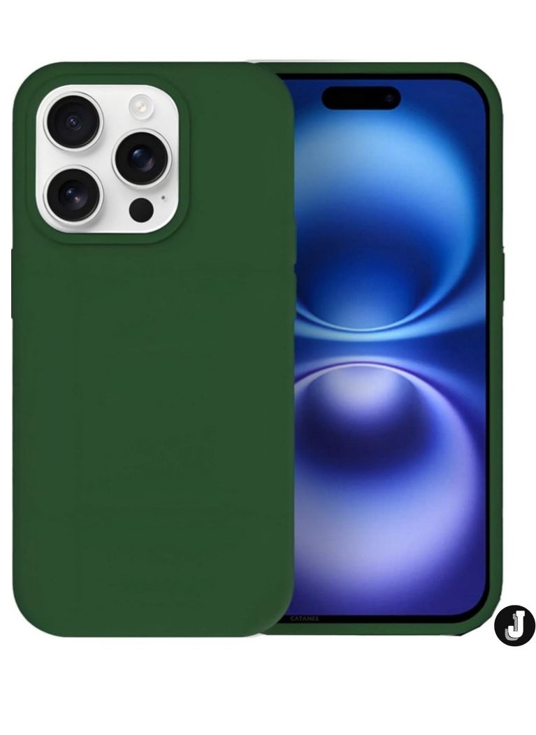 JAJEEK Liquid Silicone Case for iPhone 16 Pro – Ultra Slim Design, Soft Anti-Scratch Microfiber Lining, Drop Protection - Image 1