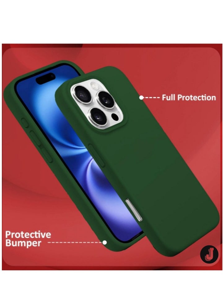 JAJEEK Liquid Silicone Case for iPhone 16 Pro – Ultra Slim Design, Soft Anti-Scratch Microfiber Lining, Drop Protection - Image 4