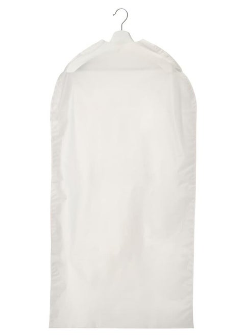 Clothes cover transparent , Clothing Dust Bag , Hanging Clothing Protectors Storage , Clothing Storage Cover , White .