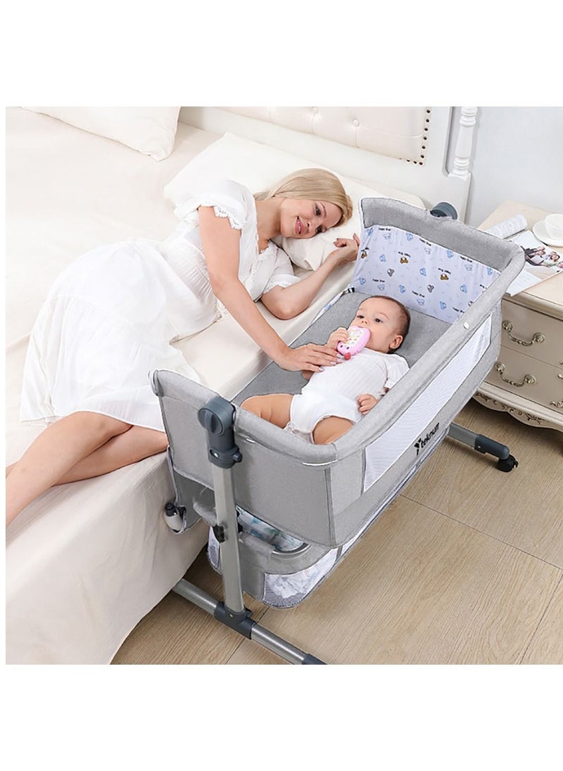 TEKNUM Teknum Bedside Crib - Grey  - Image 2