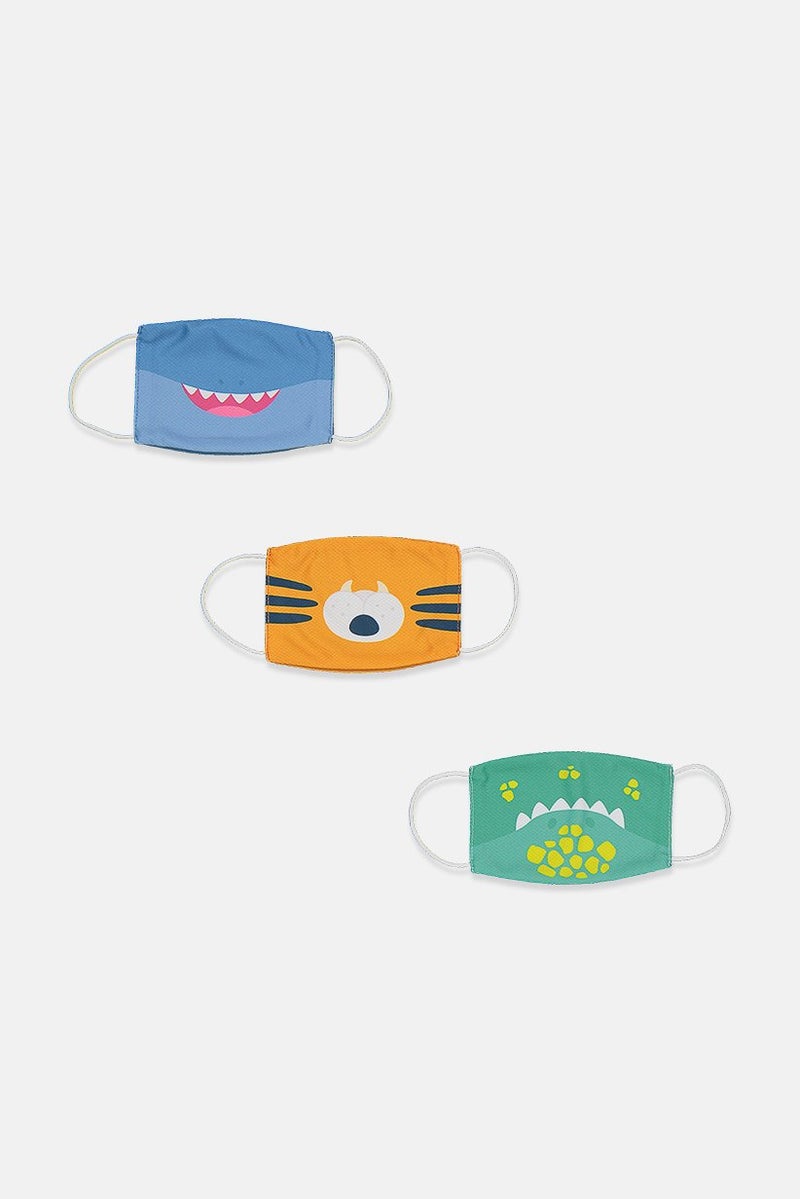 Educational Insights 3 Pcs Printed Mask, Multicolor - Image 1