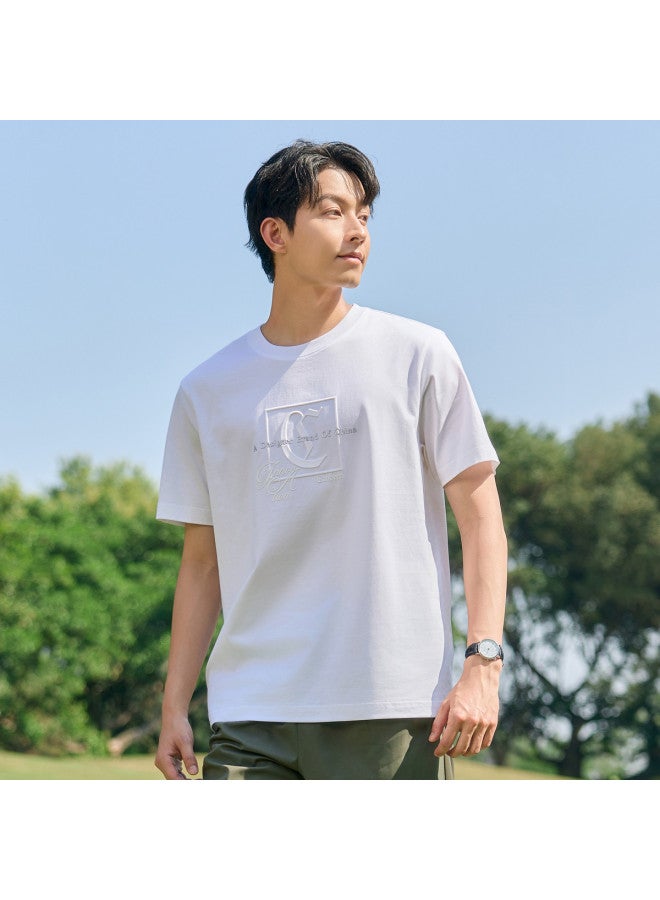 Cabbeen Short Sleeve Men's T-shirt Fashion Trend Summer Short Sleeve T-shirt Men's Clothing - Image 4