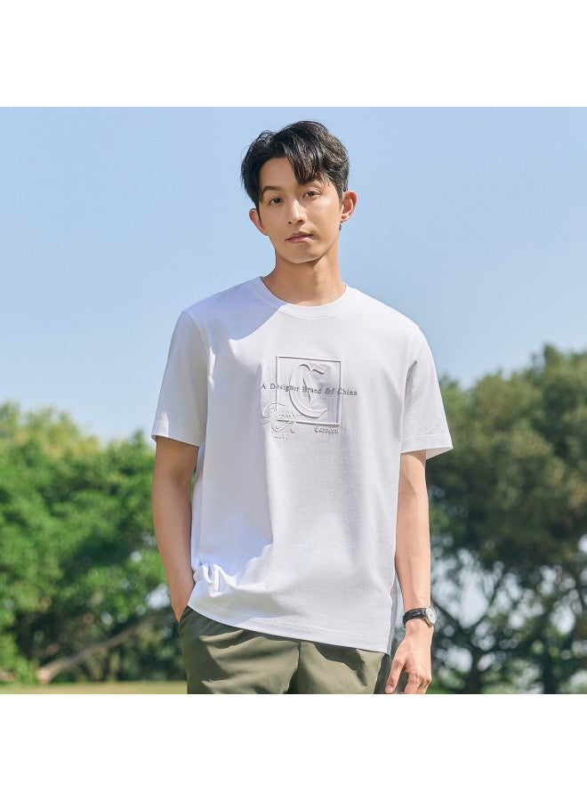 Cabbeen Short Sleeve Men's T-shirt Fashion Trend Summer Short Sleeve T-shirt Men's Clothing - Image 3