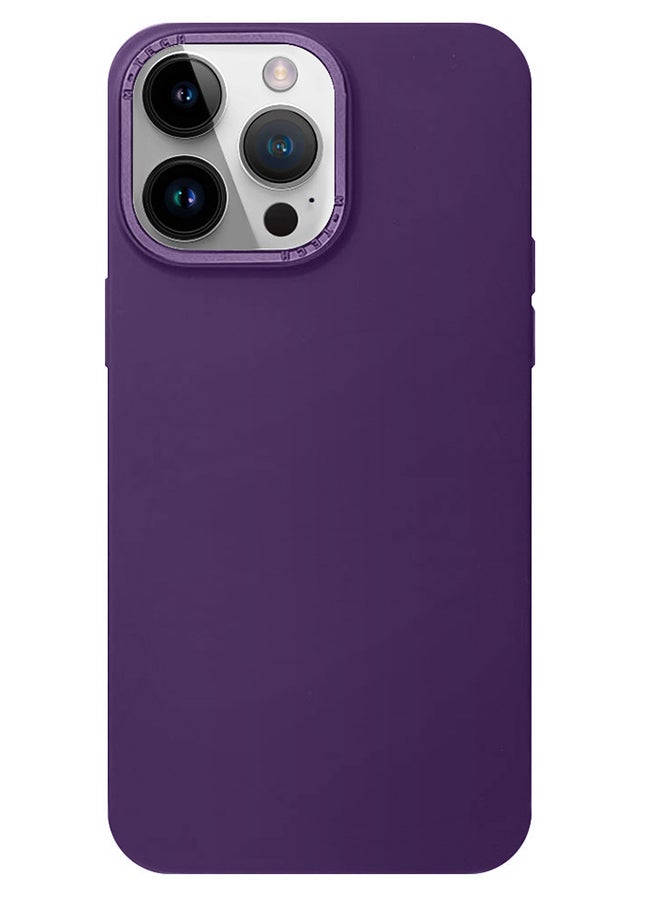 Magic Mask - iPhone 14 Pro Max Case Scratch-Resistant Shockproof Mobile Phone Case Purple - Image 1