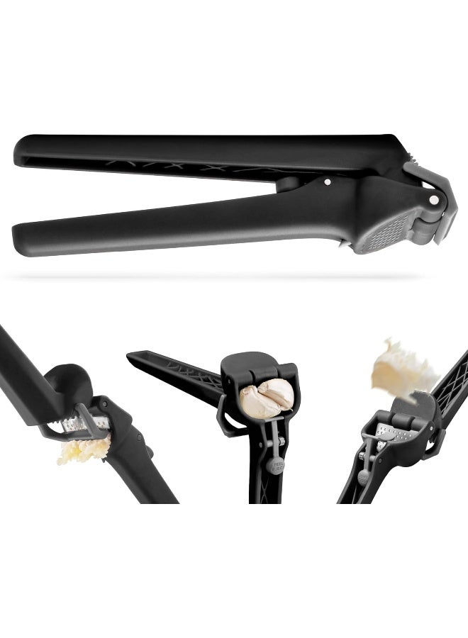 Dreamfarm Garject Lite Garlic Peeler With Press Scrape And Eject Black  - Image 2