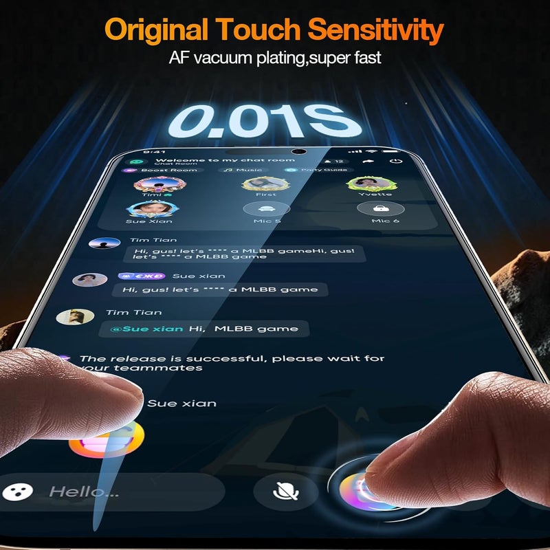 YMHML Compatible for iPhone 16 Pro Privacy Screen Protector Tempered Glass, Anti Spy Privacy Screen for iPhone 16 Pro 6.3 Inch Accessories, 2 Pack, Private Case Friendly Film, Easy Installation Tool - Image 4