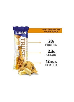 USN Trust Crunch High Protein Bar White Choco Cookie Dough 12x60g - pzsku/Z2F56E21FBBFA1874212AZ/45/_/1728498844/3e15cfa5-2a67-4856-9487-f9d91ab61fa0