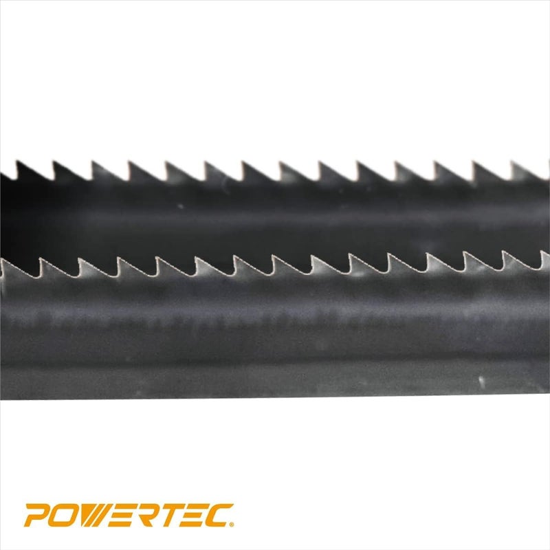 POWERTEC 72 Inch Bandsaw Blades, 3/8" x 6 TPI Band Saw Blades for Wen 3962 and Delta 28-140 10" Band Saw for Woodworking, Replacement for Wen BB7237 Woodcutting Bandsaw Blade, 1 Pack (13315) - Image 5