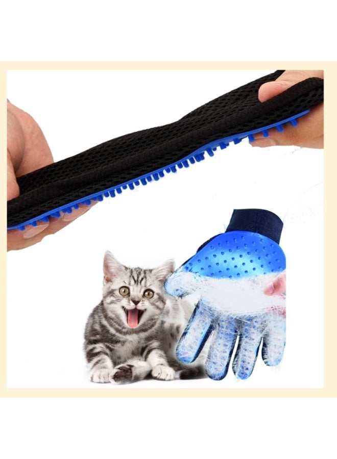 RAHAYM 2Pcs Pet Hair Removal Glove, New Upgrade Efficient Grooming Gloves for Pet Hair,Cat Grooming Gloves for Hair Removal,Versatile Reusable Electrostatic Pet Hair Remover Glove - Image 5