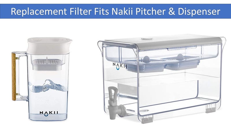 Nakii Water Pitcher Replacement Filter for NFP-100, 3 Count - Image 2