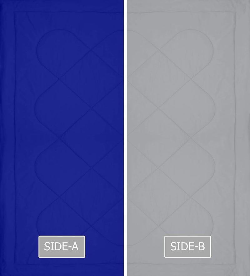 KEA Reversible Single Bed Microfiber ComforterDuvet for SummersAc AC Comforters Fabric Micro Cotton 300 GSM - Image 4