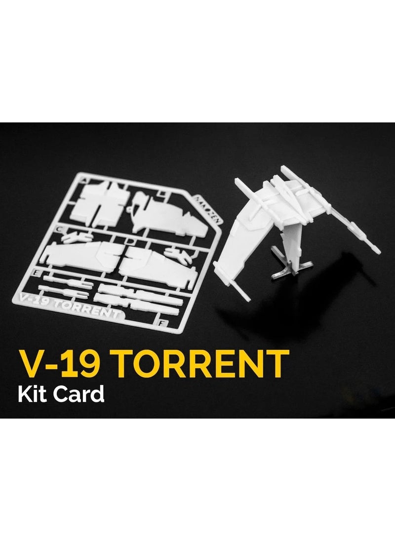 Internos Design - Star Wars V-19 Torrent Spaceship Model Kit Card - Image 1