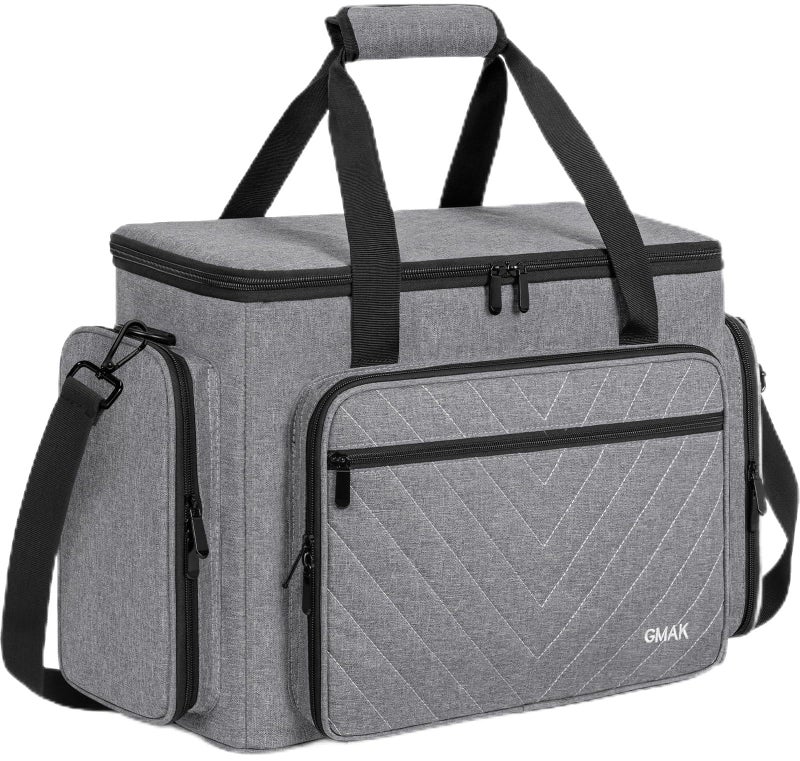 GMAK Sewing Machine Carrying Case Sewing Machine Tote Bag with Removable Padding Pad Universal Carrying Tote Storage Bags Stitching Case with Pockets for Most Standard Brother Singer Janome - Image 2