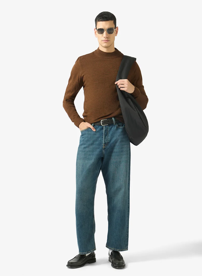 Robert Wood Casual Turtle Neck Pullover Sweater
