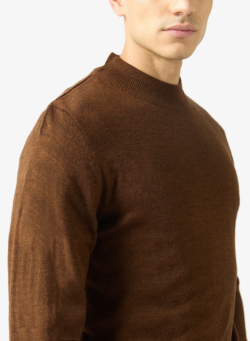 Robert Wood  Casual Turtle Neck Pullover Sweater for Men | Best Price UAE