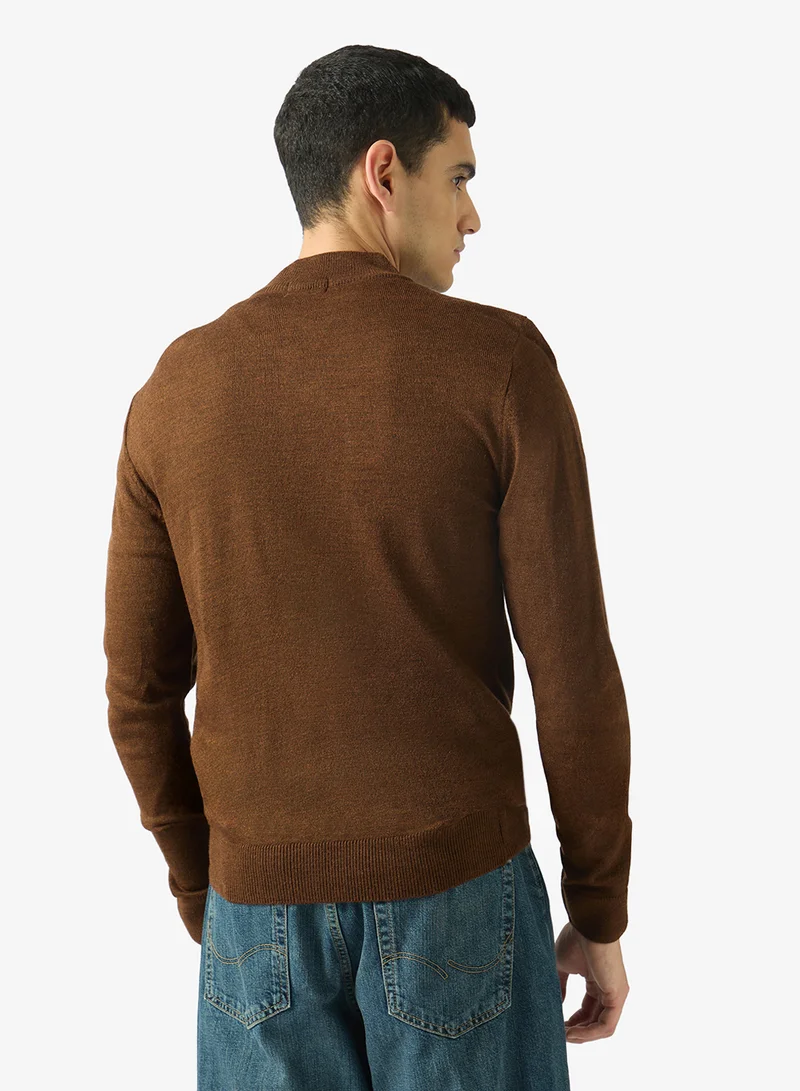 Robert Wood  Casual Turtle Neck Pullover Sweater for Men | Best Price UAE