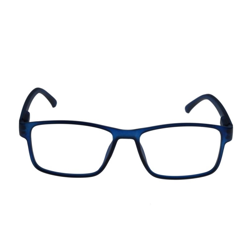 LENS+ Lensplus Rectangle TR Full Rim Eyeglasses with Blue Cut Lightweight Unisex Eyewear for Men & Women | Stylish Computer & Daily Use Frame - Image 1