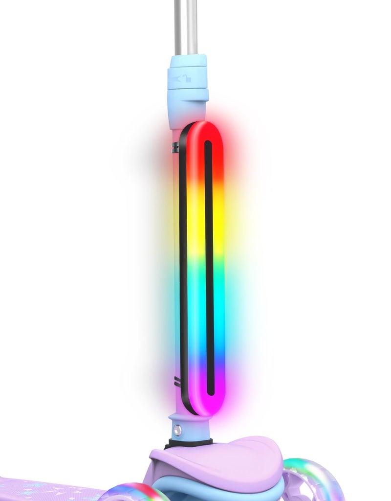 BELEEV LED Scooter Frame Light for Night Riding 11 Flashing Effects Battery Powered Fits for Bicycles Electric Kick Scooters Cool Bike Accessory for Adult Kids Teens Ideal for Riding Camping - Image 2