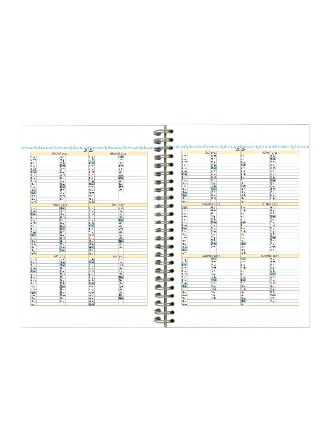 The Dodo Pad A5 Diary 2025 - Calendar Year Week to View Diary: A Diary-Organiser-Planner Book with space for up to 5 people/appointments/activities. UK made, sustainable, plastic free - Image 3