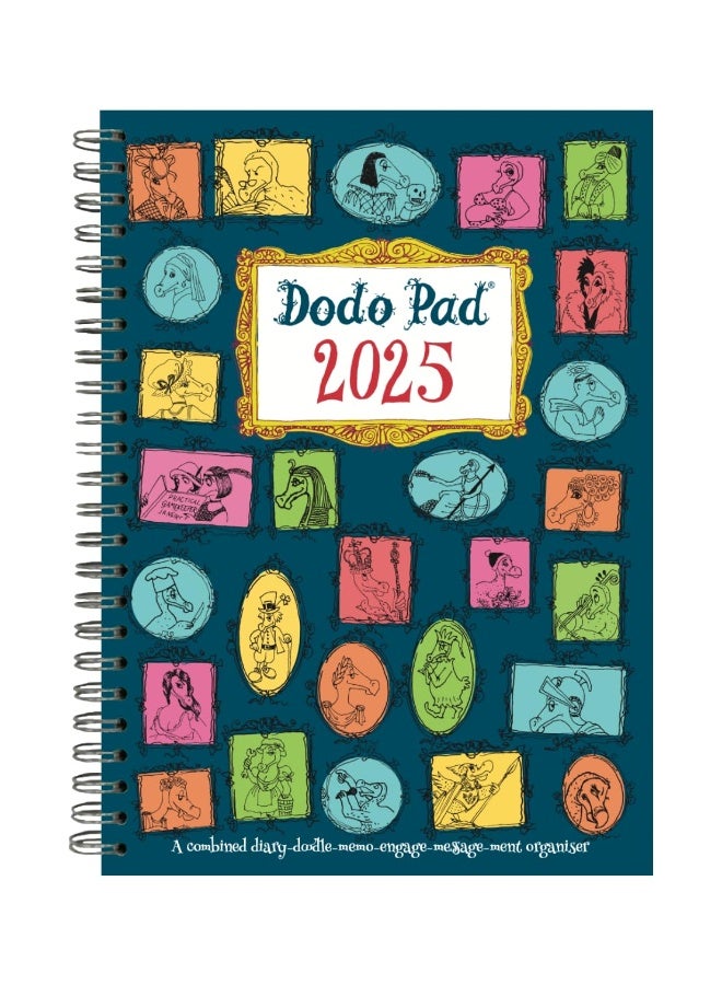 The Dodo Pad A5 Diary 2025 - Calendar Year Week to View Diary: A Diary-Organiser-Planner Book with space for up to 5 people/appointments/activities. UK made, sustainable, plastic free - Image 1
