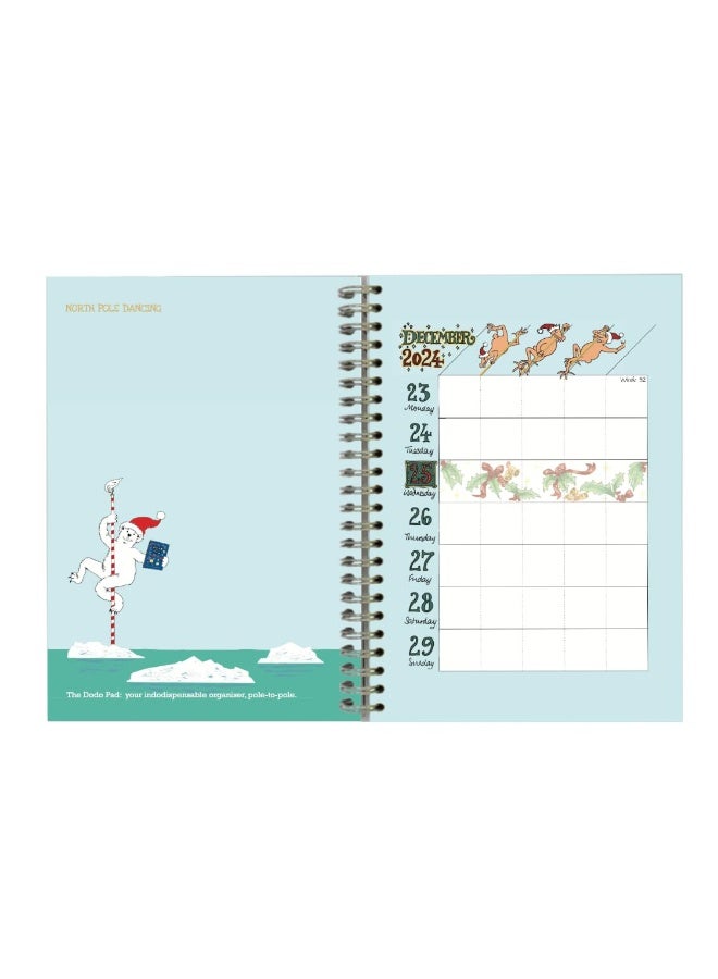 The Dodo Pad A5 Diary 2025 - Calendar Year Week to View Diary: A Diary-Organiser-Planner Book with space for up to 5 people/appointments/activities. UK made, sustainable, plastic free - Image 5