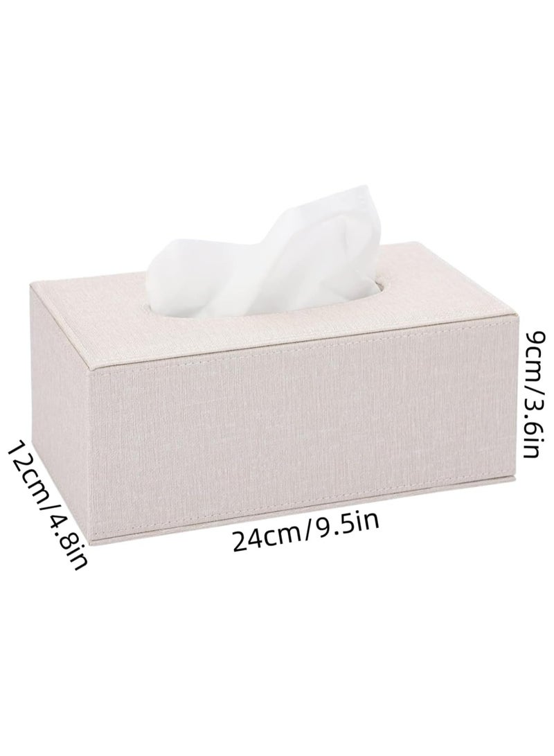 غطاء صندوق المناديل، حامل صندوق المناديل المستطيل بقاع مغناطيسي، حامل موزع المناديل لحمامك أو تسريحة النوم، صندوق مناديل درج موزع ورق، حامل مناديل للمكتب المنزلي أو السيارة - Image 2