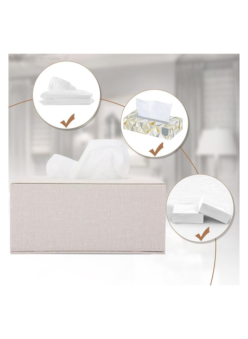 غطاء صندوق المناديل، حامل صندوق المناديل المستطيل بقاع مغناطيسي، حامل موزع المناديل لحمامك أو تسريحة النوم، صندوق مناديل درج موزع ورق، حامل مناديل للمكتب المنزلي أو السيارة - Image 3