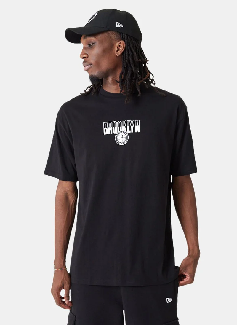 NEW ERA Men's Brooklyn Nets NBA City Graphic T-Shirt