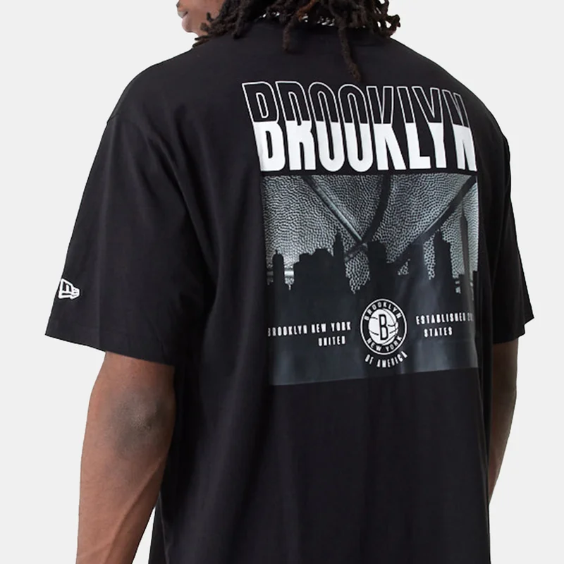 NEW ERA Men's Brooklyn Nets NBA City Graphic T-Shirt
