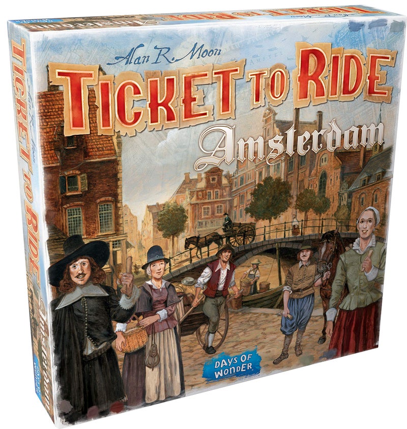 Days of Wonder Asmodee Ticket to Ride Amsterdam Board Game Train RouteBuilding Strategy Game Fun Family Game for Kids Adults Ages 8 24 Players 1015 Minute Playtime - Image 4