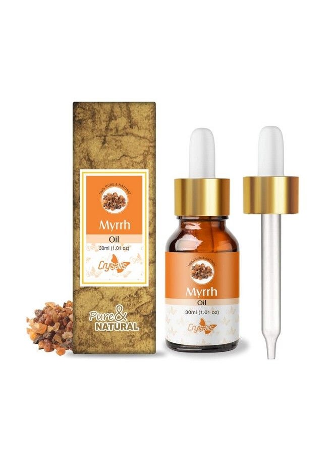 CRYSALIS Myrrh Oil (Commiphora Myrrha) ;100% Pure & Natural Undiluted Essential Oil Organic Standard; For Skin Care Hair Nourish & Hydrate Aromatherapy Massage 30Ml  - Image 2