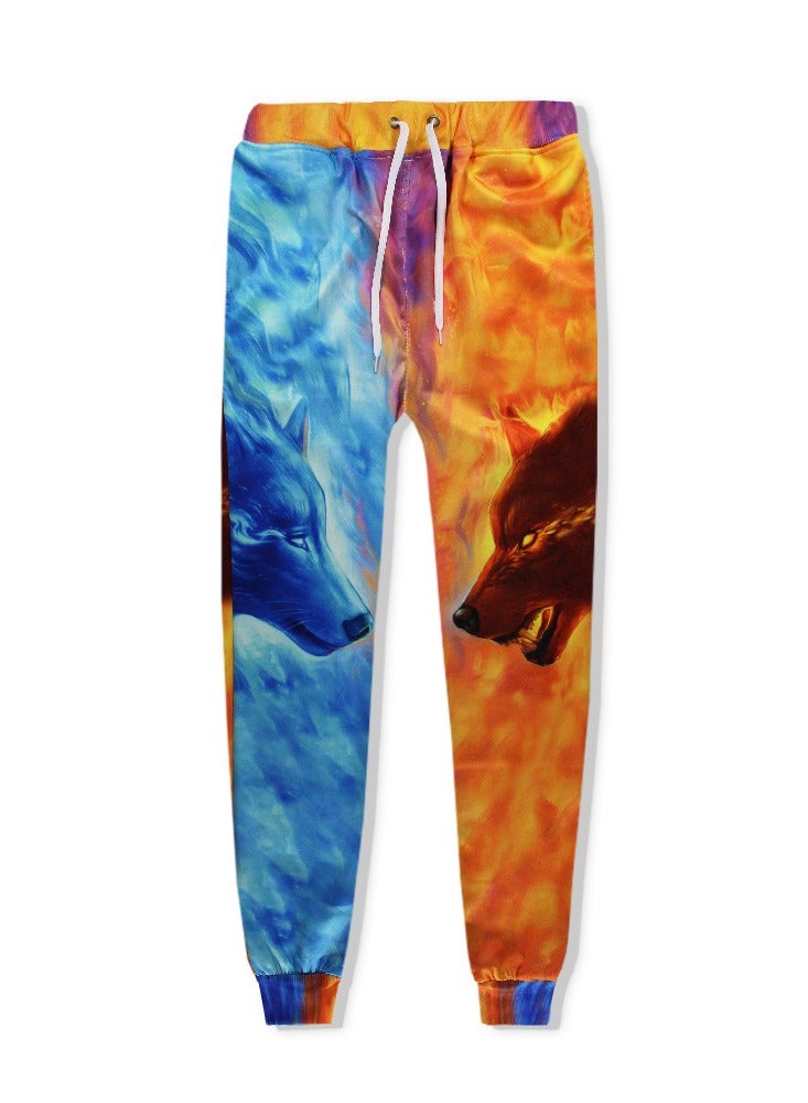 KUYING New One Piece Printed Legged Sports And Leisure Pants  - Image 1