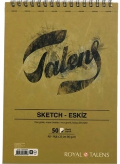 A5 Spiral 50 Page Sketchbook