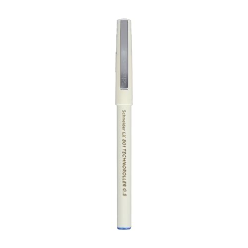 Luxor Schneider LX 801 Technoroller|Roller Ball Pen|Pack of 2 -(Blue + Black)|Needle Tip|0.5mm|100% German Technology|Consistent Ink Flow|Smooth Writing Experience|Ideal for Students & Professionals - Image 3