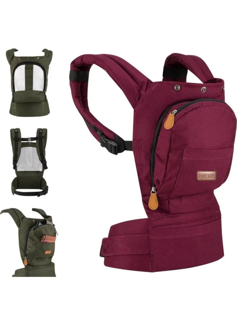 Tommybaby Angel Anatomical Baby Kangaroo Claret Red
