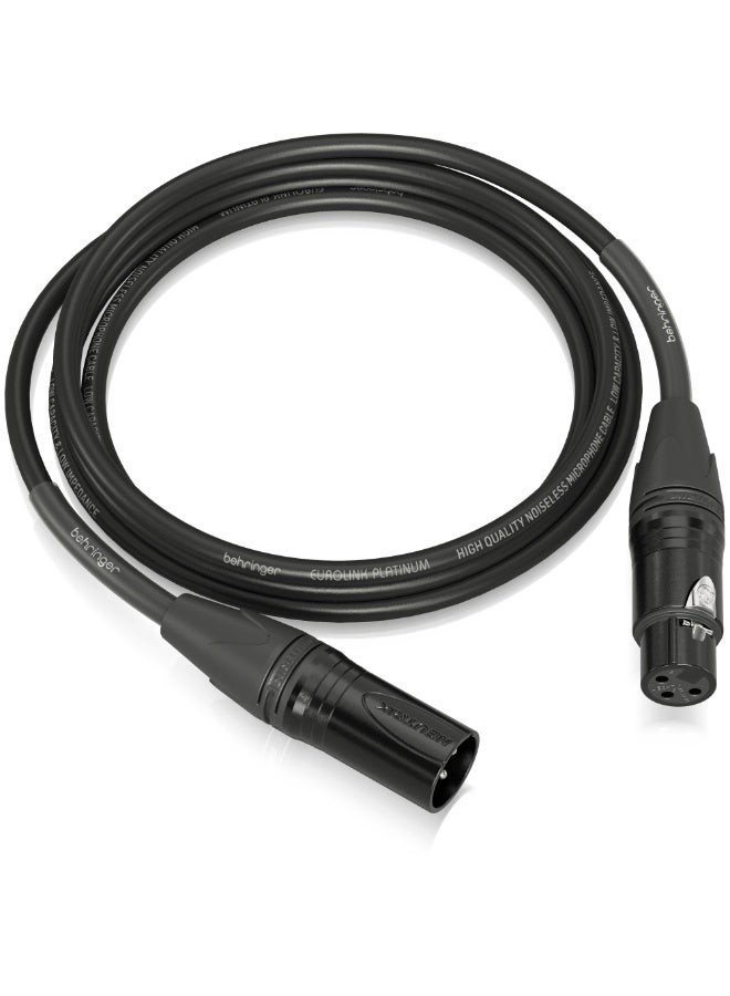 behringer PMC300 Microphone Cable 3 m or 10 ft with XLR Connectors - Image 1