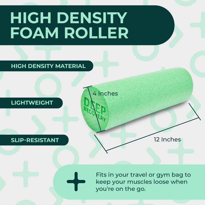 Deep Recovery Soft Density Foam Roller - Travel Size Back Roller Foam for Back Pain, Legs, Shoulders - Exercise Roller Foam - Deep Tissue Massage Roller - Yoga Roller - Myofascial Release - Image 3