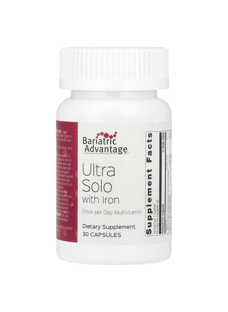 Ultra Solo with Iron, 30 Capsules
