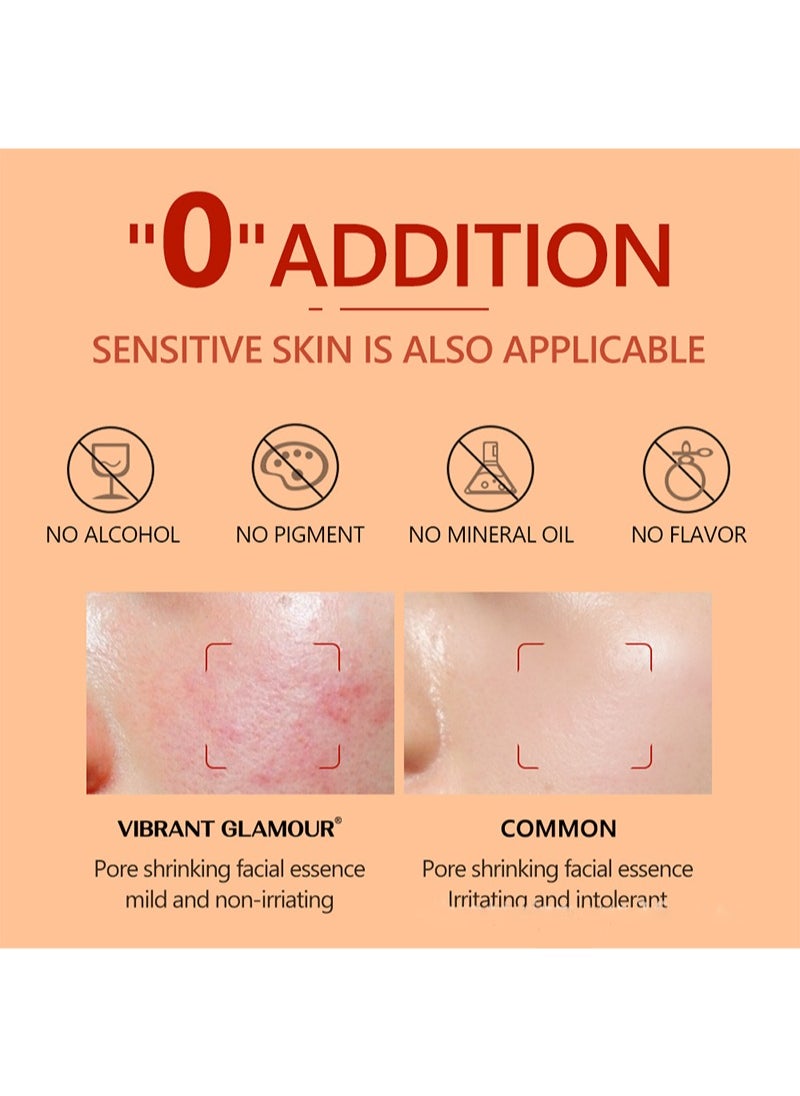 Vibrant Glamour - 2Pcs FDA Salicylic acid Serum 30ml Shrink Pores Hyaluronic Acid Pore Minimizer Serum Relieve Dryness Whitening Refining Firming Moisturizing Oil Control Repairing Smooth Skin Care - Image 1