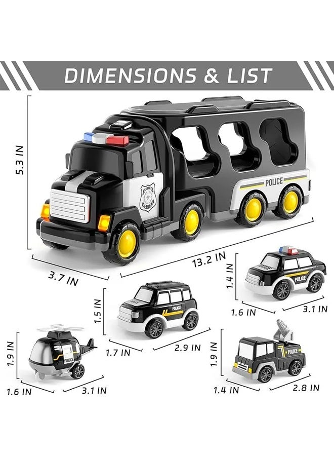 لعب الشاحنات الشاحنات للبلاد للأطفال الصغار الذين تتراوح أعمارهم بين 3 و 5 سنوات-ألعاب لـ 3 4 5 5 6 7 7 7 سنوات شاحنة حاملات نقل مركبة ، مجموعات شاحنات بويز ، ألعاب الأطفال 3-5 ، ألعاب الفتيات الفتيات الذين تتراوح أعمارهم بين 4-6 5-7 - Image 2