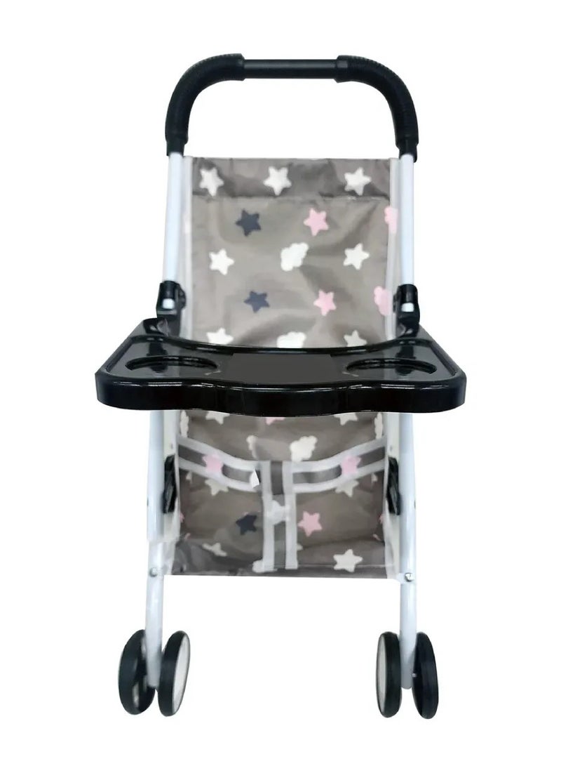 A realistic and lightweight baby doll stroller that allows the child to imitate mothers and take care of their play dolls in an entertaining and educational way. - Image 2