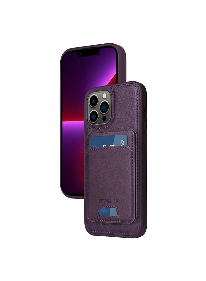 Case For iPhone 13 Pro Max Vertical Flip Detachable MagSafe Wallet Phone Case