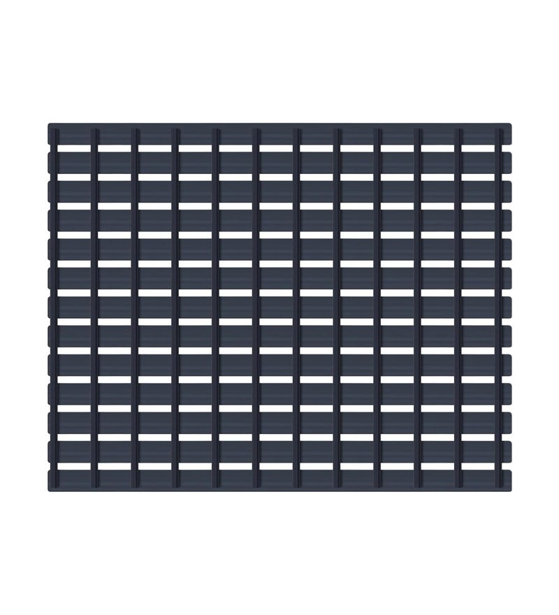 Obsessions حصيرة دش سوداء من PVC غير قابلة للانزلاق للحمامات، 47x61 سم أمان وأسلوب - Image 3