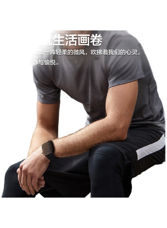 MSSM Apple Watch Silicone Magnetic Loop Band For Apple Watch Series 10, Iwatch Series 9/8/Se, Starlight Color, 42/41/40/38Mm - Image 3