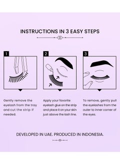 Glance Cosmetics Spring Time - Natural False Eyelashes  - Image 4