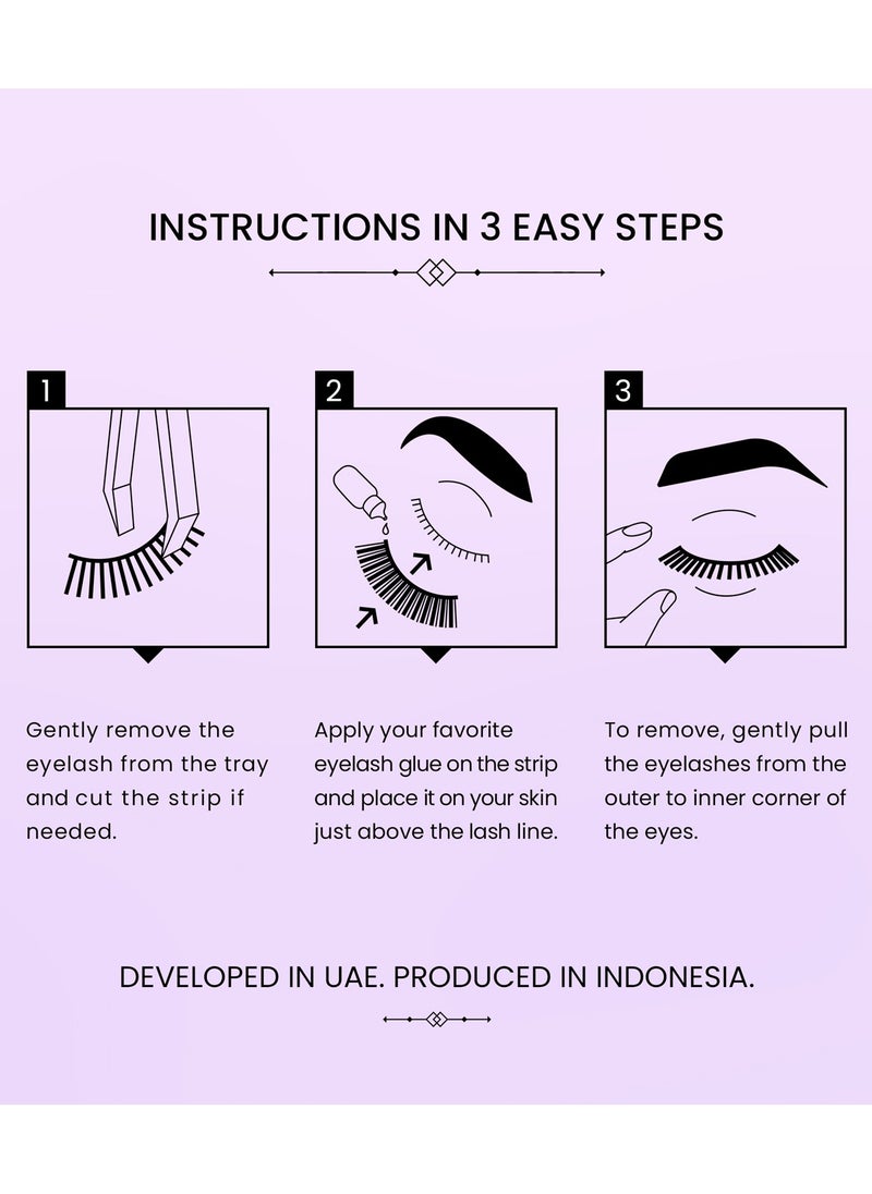 Glance Cosmetics - Spring Time - Natural False Eyelashes - Image 1